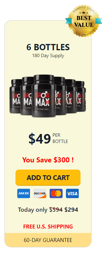 order grow max pro 6 bottles